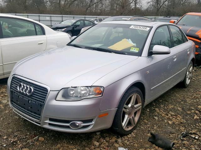 WAUDF78E66A151515 - 2006 AUDI A4 2.0T QU SILVER photo 2