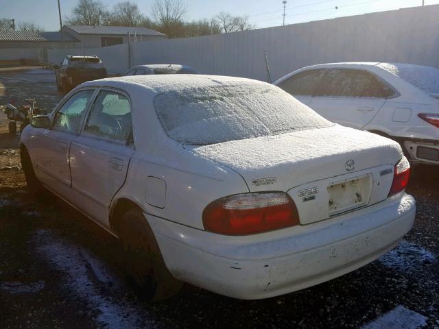 1YVGF22C015234475 - 2001 MAZDA 626 ES WHITE photo 3