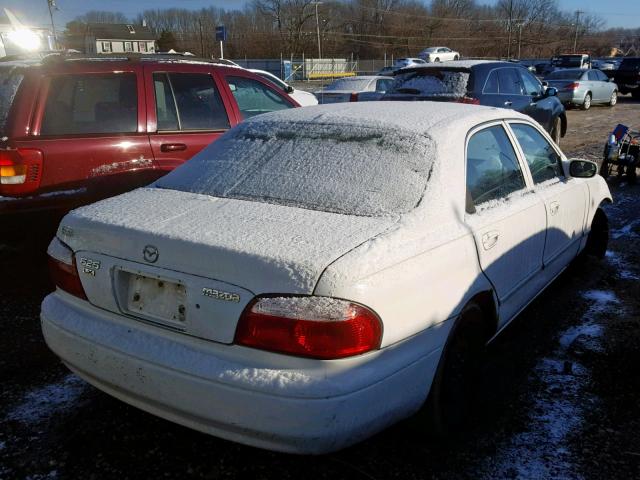 1YVGF22C015234475 - 2001 MAZDA 626 ES WHITE photo 4