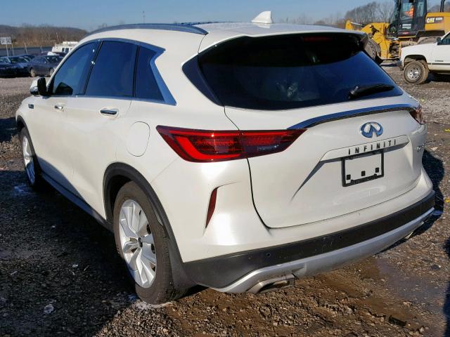 3PCAJ5M10KF112643 - 2019 INFINITI QX50 ESSEN WHITE photo 3