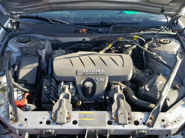 2G4WD532751195675 - 2005 BUICK LACROSSE C SILVER photo 7