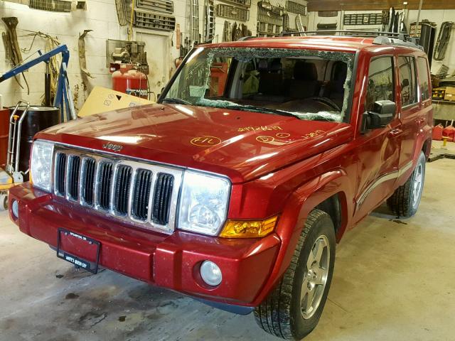 1J4RG4GK5AC112840 - 2010 JEEP COMMANDER 栗色 照片 2