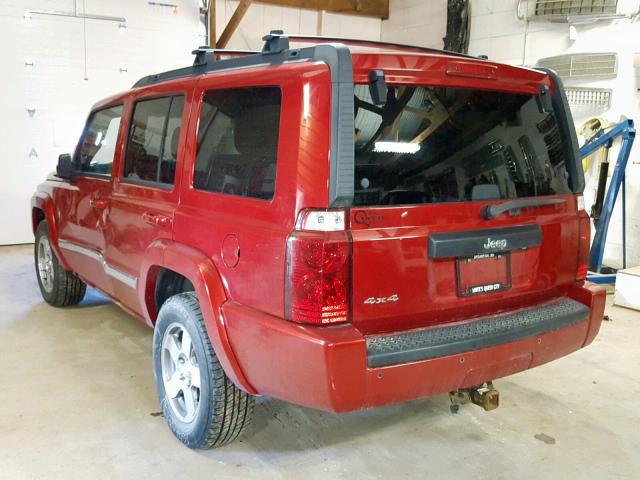 1J4RG4GK5AC112840 - 2010 JEEP COMMANDER 栗色 照片 3
