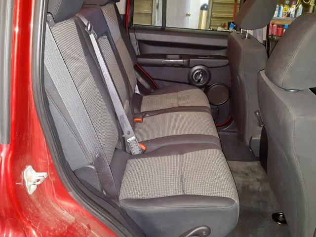 1J4RG4GK5AC112840 - 2010 JEEP COMMANDER 栗色 照片 6