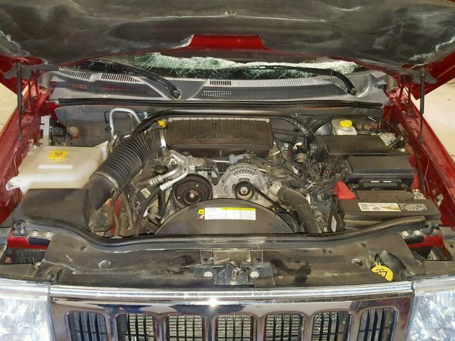 1J4RG4GK5AC112840 - 2010 JEEP COMMANDER 栗色 照片 7