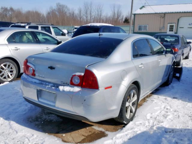 1G1ZC5E1XBF268737 - 2011 CHEVROLET MALIBU 1LT ვერცხლისფერი ფოტო 4