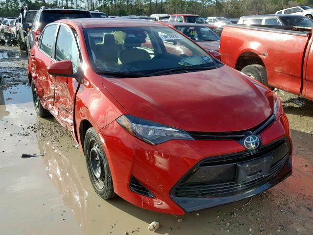 5YFBURHE9HP609316 - 2017 TOYOTA COROLLA L RED photo 1