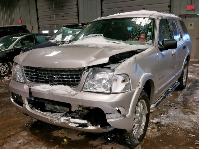 1FMZU75K14UA93510 - 2004 FORD EXPLORER L SILVER photo 2