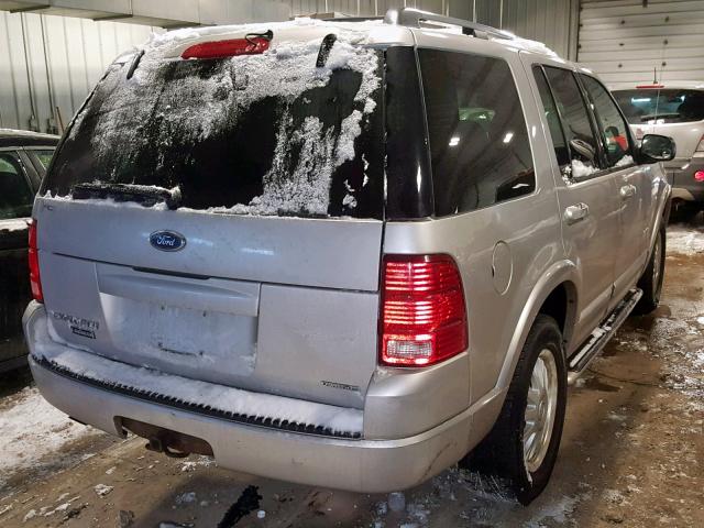 1FMZU75K14UA93510 - 2004 FORD EXPLORER L SILVER photo 4