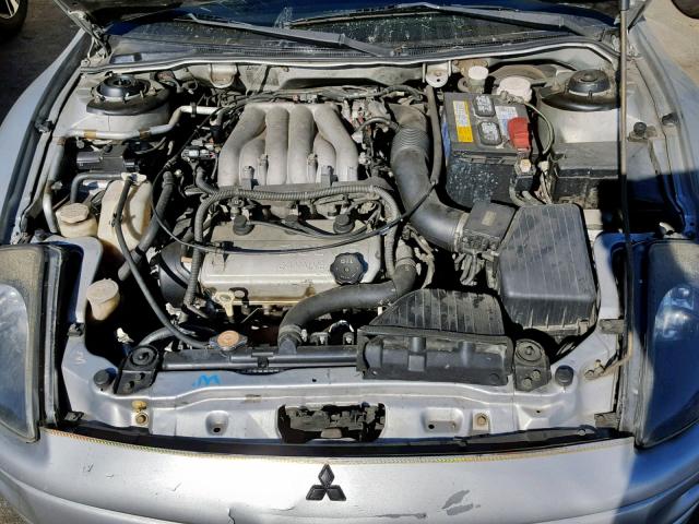 4A3AC54H61E133209 - 2001 MITSUBISHI ECLIPSE GT GRAY photo 7