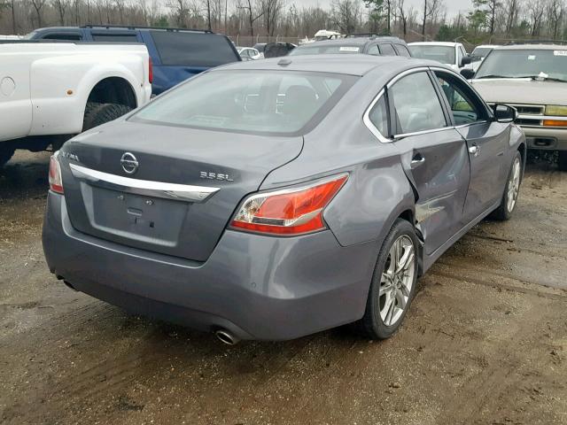 1N4BL3APXFC459546 - 2015 NISSAN ALTIMA 3.5 GRAY photo 4