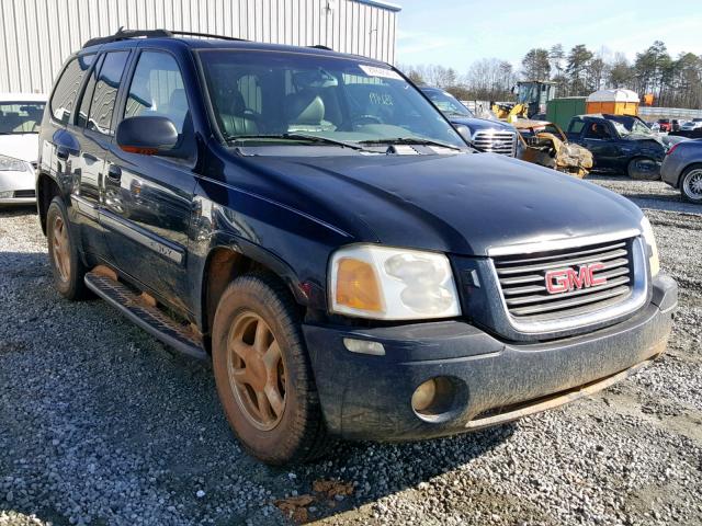 1GKDT13S222196367 - 2002 GMC ENVOY BLACK photo 1