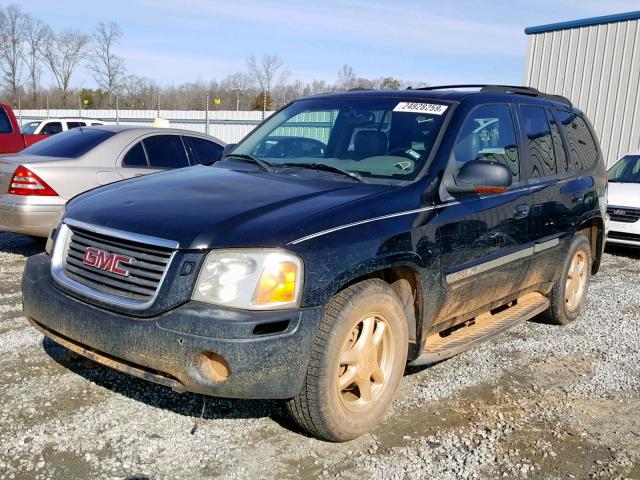 1GKDT13S222196367 - 2002 GMC ENVOY BLACK photo 2