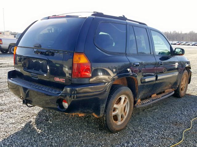 1GKDT13S222196367 - 2002 GMC ENVOY BLACK photo 4