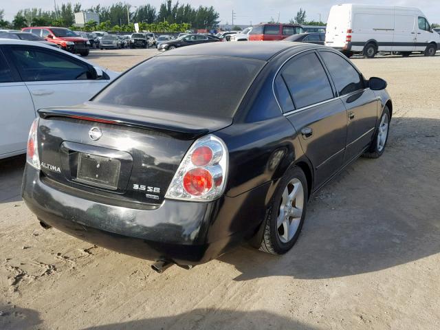 1N4BL11D06C184926 - 2006 NISSAN ALTIMA SE BLACK photo 4