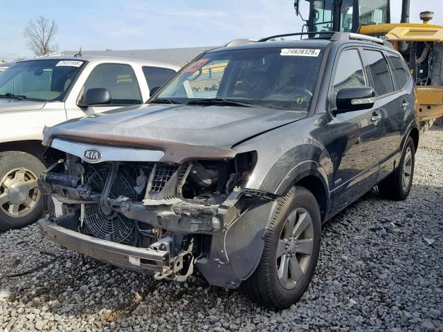 KNDJJ742395032107 - 2009 KIA BORREGO LX BLACK photo 2