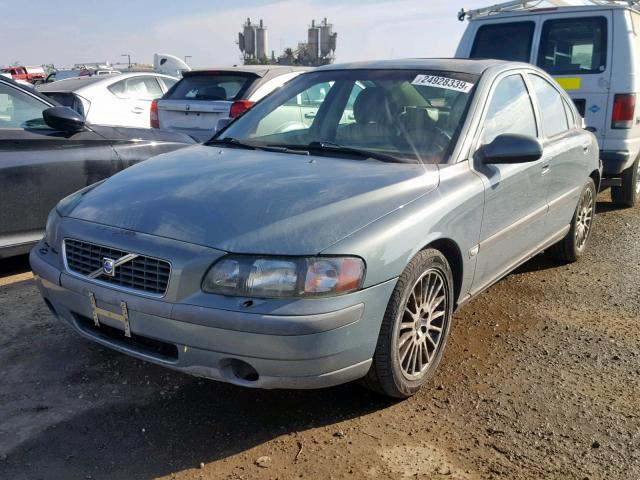 YV1RS53D312084814 - 2001 VOLVO S60 T5 GRAY photo 2