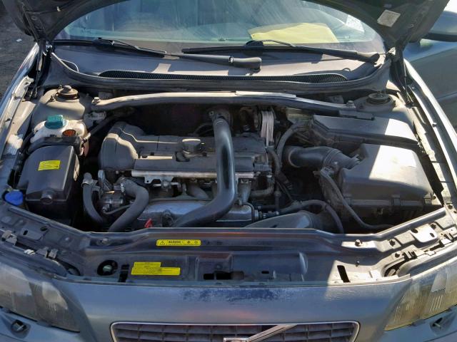 YV1RS53D312084814 - 2001 VOLVO S60 T5 GRAY photo 7