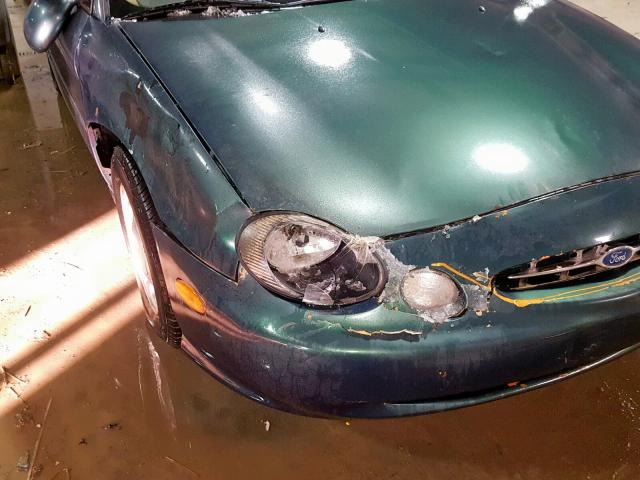 1FALP52U5VA238715 - 1997 FORD TAURUS GL GREEN photo 9