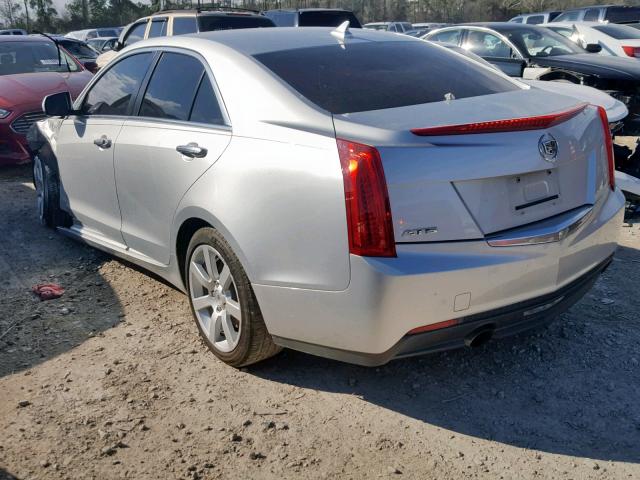 1G6AA5RA6E0170531 - 2014 CADILLAC ATS SILVER photo 3