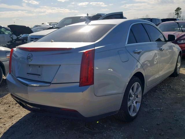 1G6AA5RA6E0170531 - 2014 CADILLAC ATS SILVER photo 4