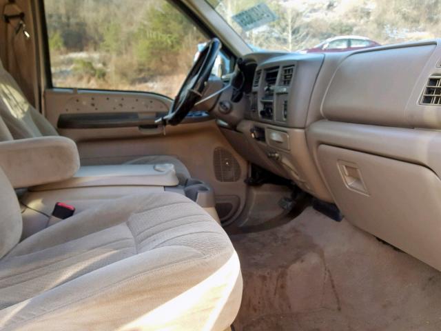 1FMNU41S4YED27769 - 2000 FORD EXCURSION BEIGE photo 5