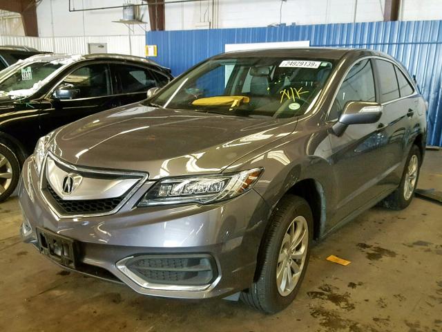 5J8TB4H32HL017181 - 2017 ACURA RDX BASE GRAY photo 2