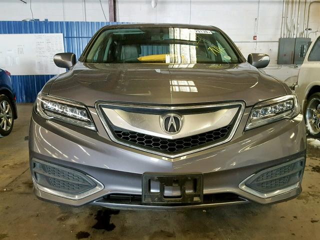 5J8TB4H32HL017181 - 2017 ACURA RDX BASE GRAY photo 9