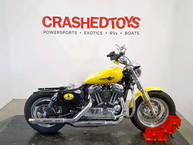 1HD1CT316HC408934 - 2017 HARLEY-DAVIDSON XL1200 C YELLOW photo 1