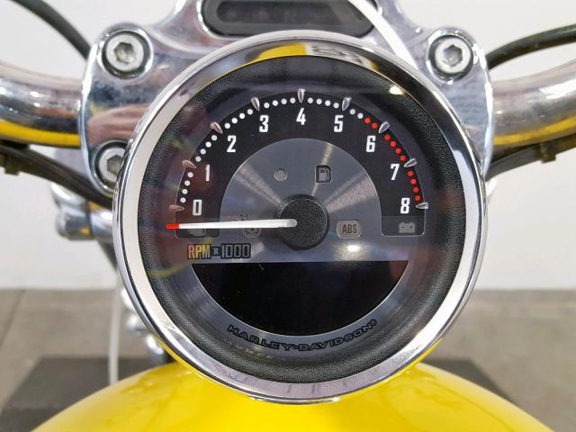 1HD1CT316HC408934 - 2017 HARLEY-DAVIDSON XL1200 C YELLOW photo 7