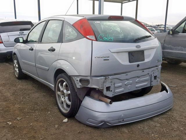 1FAHP37N87W192914 - 2007 FORD FOCUS ZX5 SILVER photo 3