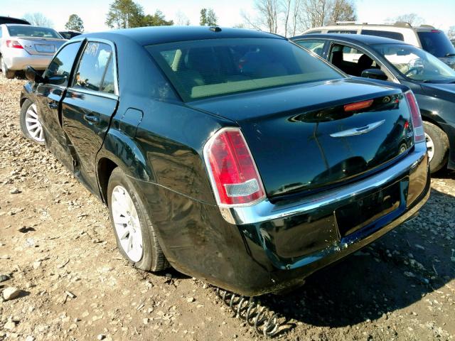 2C3CCAAG1EH138417 - 2014 CHRYSLER 300 BLACK photo 3