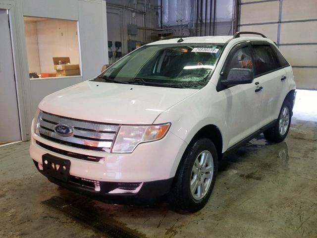 2FMDK3GC8ABB40127 - 2010 FORD EDGE SE WHITE photo 2