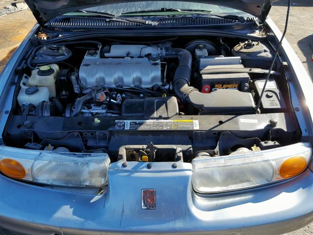 1G8ZH54872Z310832 - 2002 SATURN SL1 BLUE photo 7