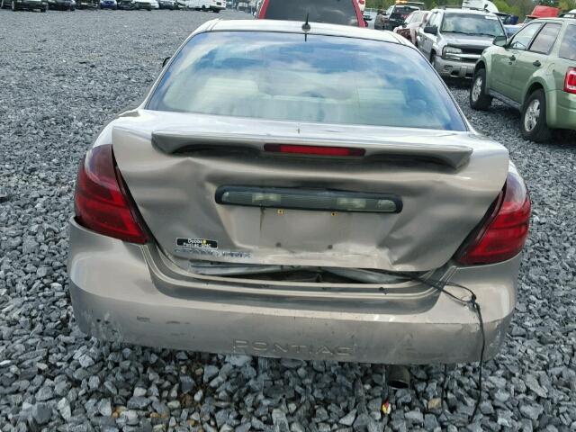 2G2WP552X71133932 - 2007 PONTIAC GRAND PRIX BROWN photo 9