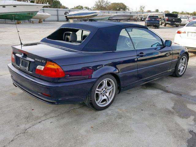 WBABS53491JU81339 - 2001 BMW 330 CI BLUE photo 4