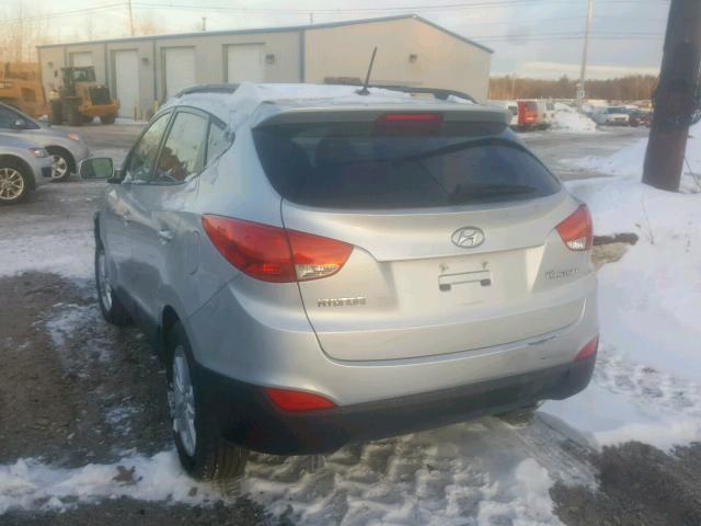 KM8JU3AC1CU362544 - 2012 HYUNDAI TUCSON GLS SILVER photo 3