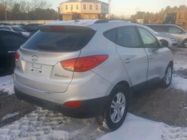 KM8JU3AC1CU362544 - 2012 HYUNDAI TUCSON GLS SILVER photo 4