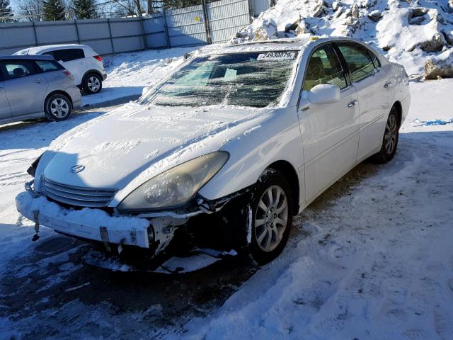 JTHBA30G645015663 - 2004 LEXUS ES 330 WHITE photo 2