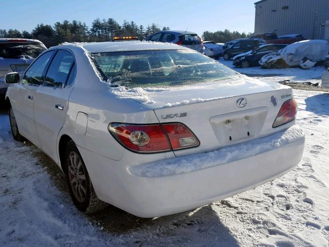 JTHBA30G645015663 - 2004 LEXUS ES 330 WHITE photo 3