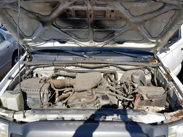 5TENX22N27Z435361 - 2007 TOYOTA TACOMA WHITE photo 7