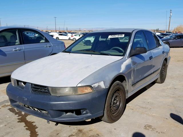 4A3AA36G73E209067 - 2003 MITSUBISHI GALANT DE SILVER photo 2