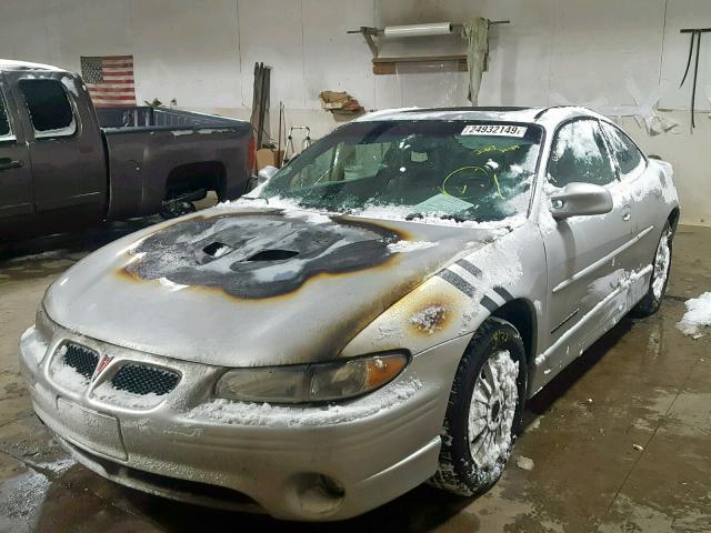 1G2WP12K91F191303 - 2001 PONTIAC GRAND PRIX SILVER photo 2