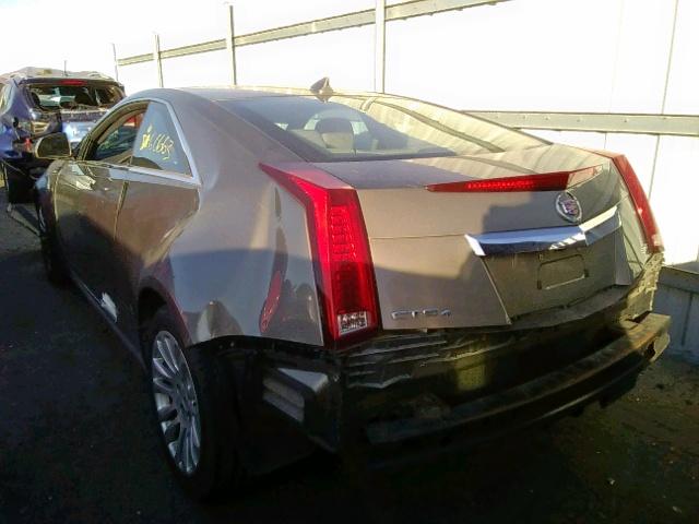 1G6DS1ED1B0121185 - 2011 CADILLAC CTS PREMIU BROWN photo 3