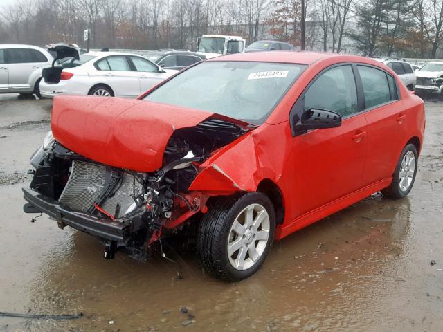 3N1AB6AP7CL742080 - 2012 NISSAN SENTRA 2.0 RED photo 2