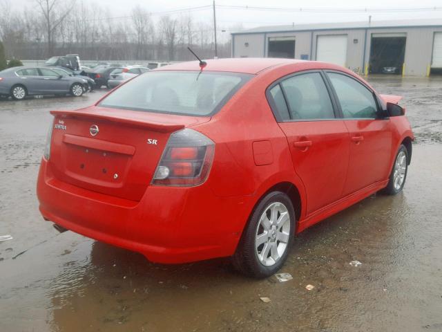 3N1AB6AP7CL742080 - 2012 NISSAN SENTRA 2.0 RED photo 4