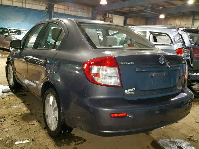 JS2YC5A22B6304914 - 2011 SUZUKI SX4 LE GRAY photo 3