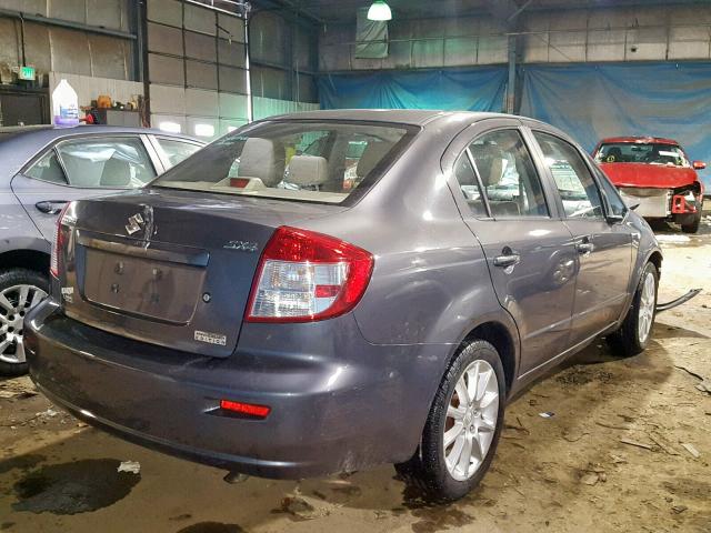 JS2YC5A22B6304914 - 2011 SUZUKI SX4 LE GRAY photo 4