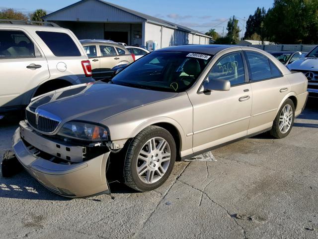1LNHM87A95Y600864 - 2005 LINCOLN LS TAN photo 2
