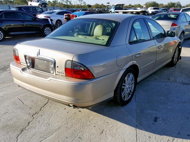 1LNHM87A95Y600864 - 2005 LINCOLN LS TAN photo 4